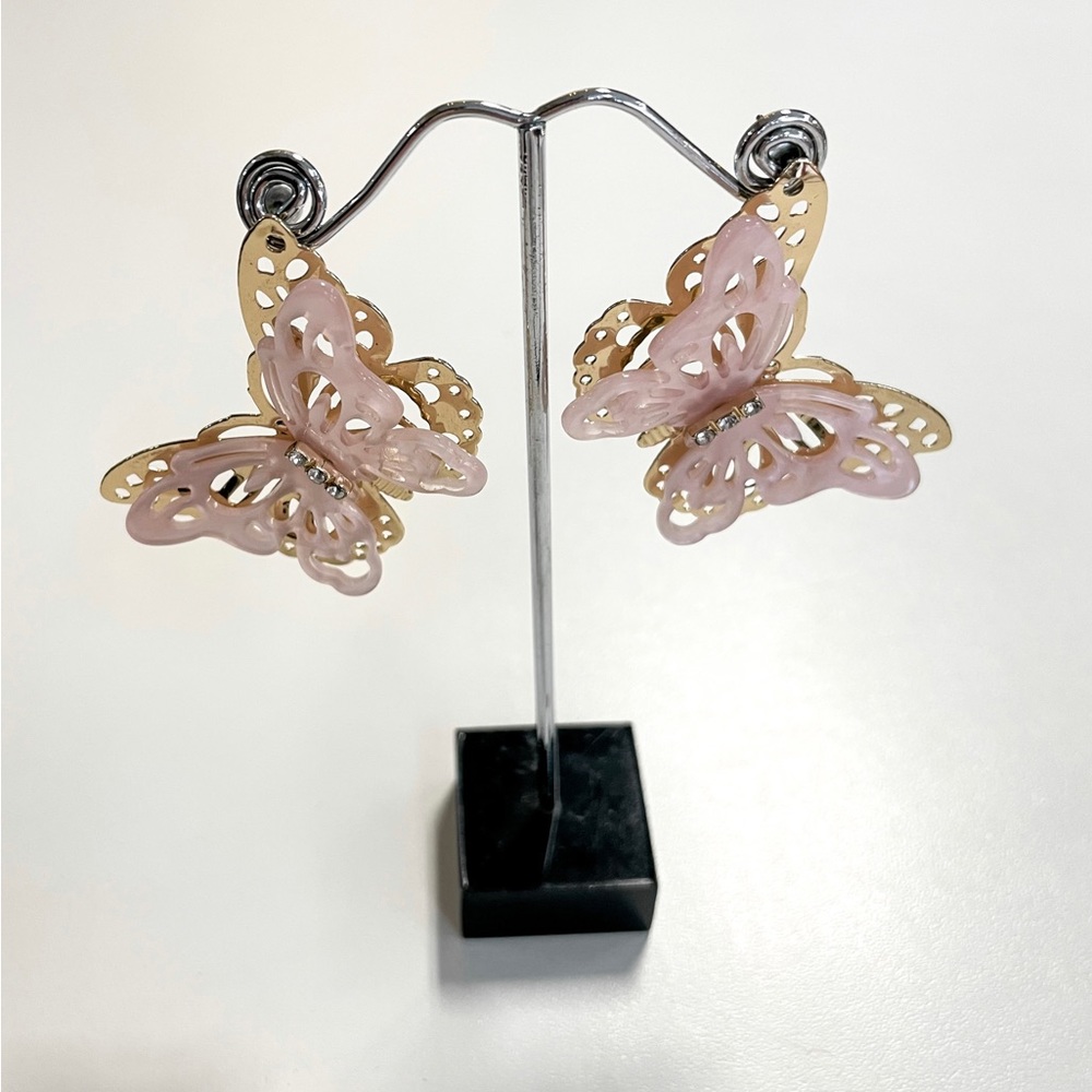 Women's Butterfly Rhinestone Earrings